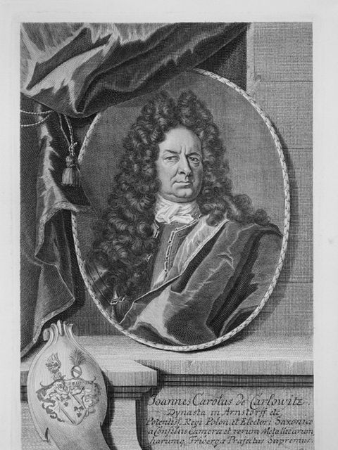 Hans Carl von Carlowitz (Bild: Kupferstich-Kabinett, Staatliche Kunstsammlungen Dresden, SLUB Dresden, Deutsche Fotothek, Regine Richter)
