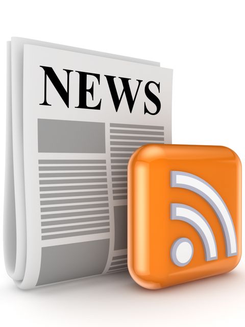 Illustration Zeitung RSS-Feed