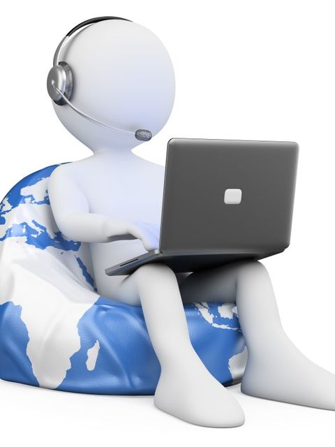3D white people- Sucht im Internet