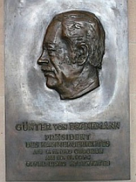 Gedenktafel Günter von Drenkmann