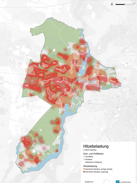 Hitzebelastung in Spandau