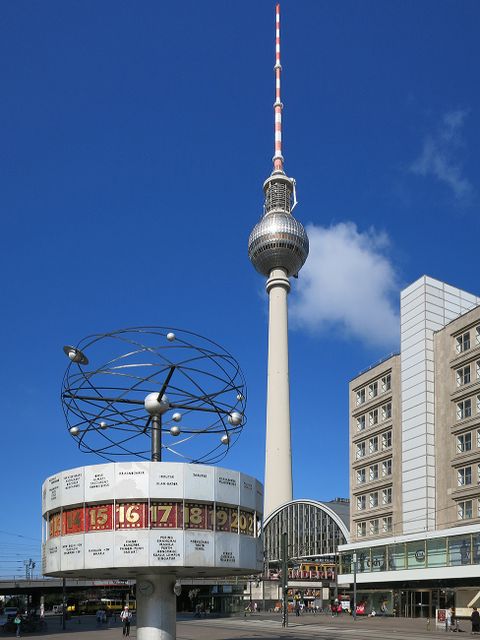 Weltzeituhr am Alexanderplatz