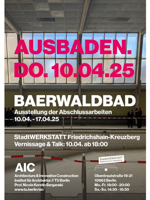 AUSBADEN. Ausstellungsplakat