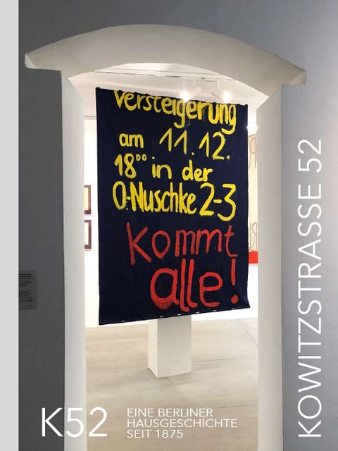 Titelbild des Kataloges zur Ausstellung: "Kollwitzstraße 52. Eine Berliner Hausgeschichte seit 1875"