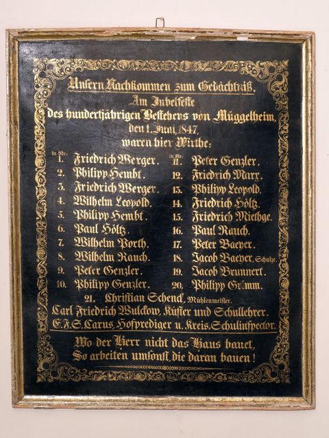 Gedenktafel - Müggelheimer Siedler (Bild: Ralf Drescher)