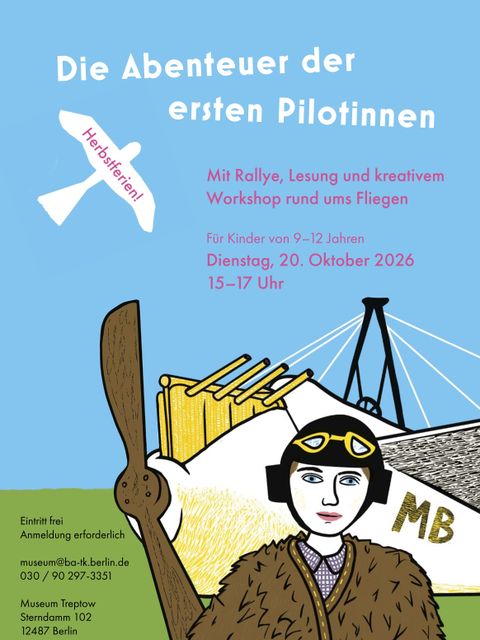 Flyer Herbstworkshop Die Abenteuer der ersten Pilotinnen