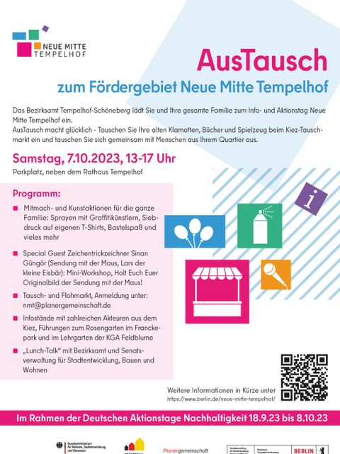 Plakat zum Info- und Aktionstag 7.10.2023