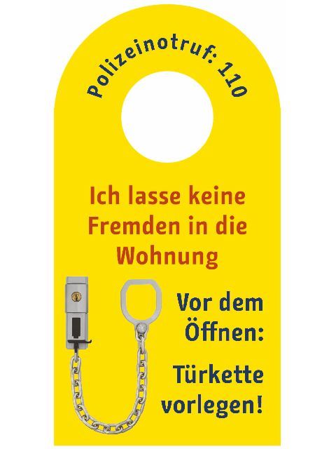 Türanhänger - Gedächtnisstütze