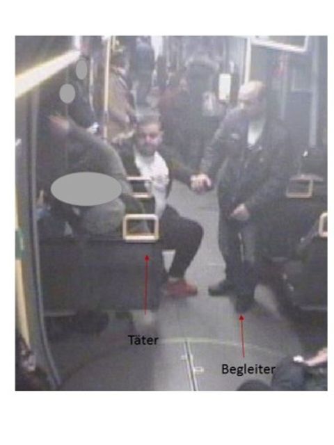 Tatverdächtiger und Begleiter
