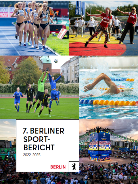 Titelbild 7. Sportbericht 2022 - 2025