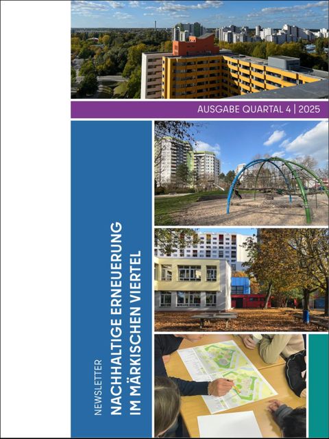 Titel Newsletter Nachhaltige Erneuerung Märkisches Viertel