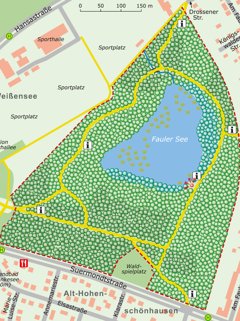 Karte des NSG (Bild: SenUMVK)