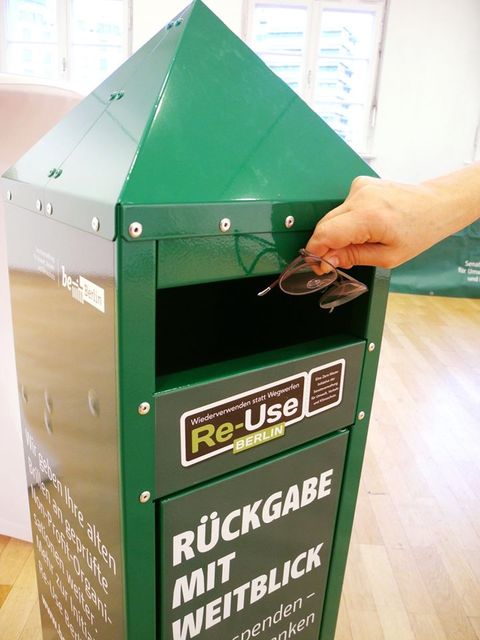 Re-Use Berlin rettet Brillen (Bild: SenUVK)