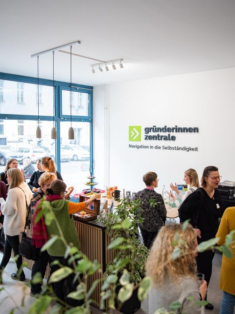 Netzwerktreffen in der Gründerinnenzentrale