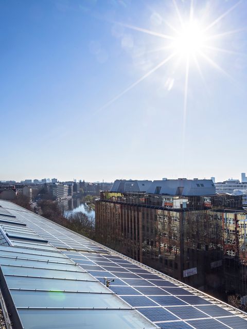 Solaranlage auf dem Dach GSG