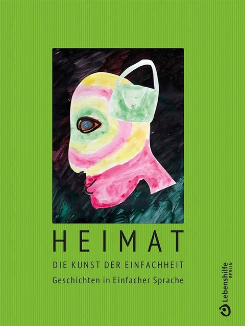 Buchcover - Gesicht und Tassche Aquarell