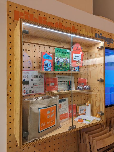 Bib to go Vitrine