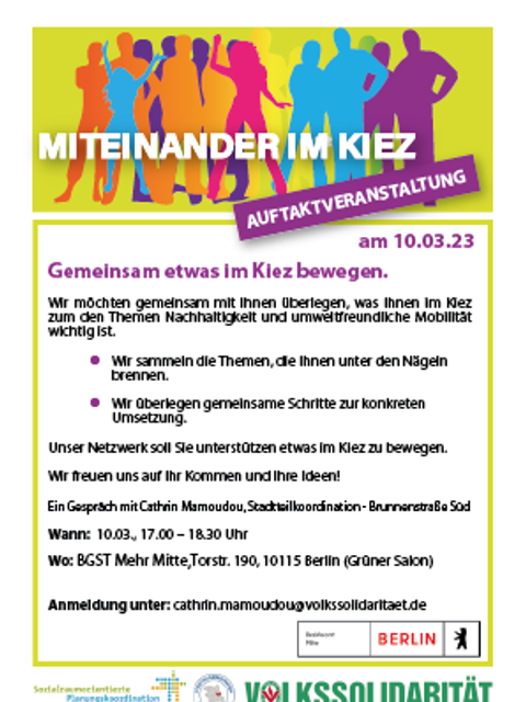 Miteinander im Kiez - Auftaktveranstaltung