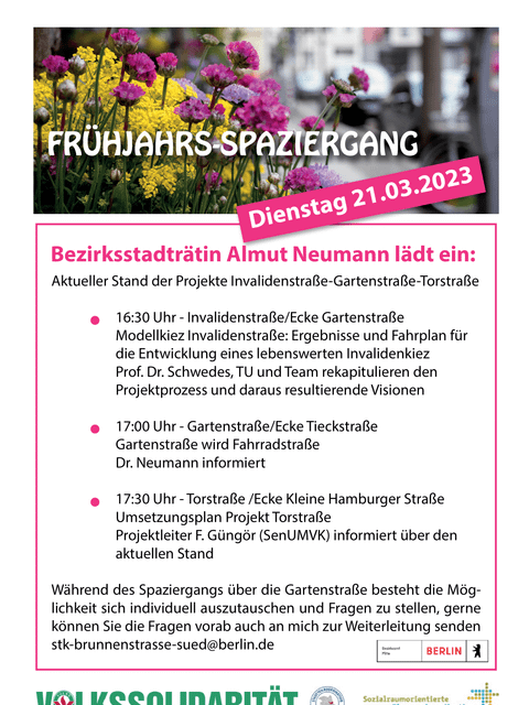 HighRes - Einladung: Frühjahrs-Spaziergang, 21.03.