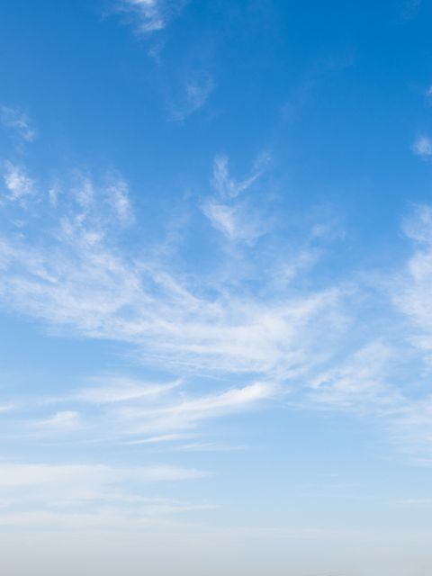 Beautiful sky with white clouds