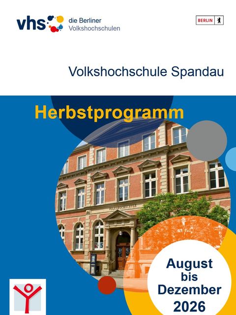 Herbstprogramm 2026 VHS Spandau