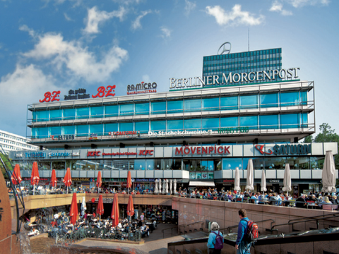 Das Europa-Center am Breitscheidplatz