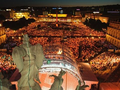 Spirituelle Momente am Eröffnungstag des Kirchentages in Stuttgart