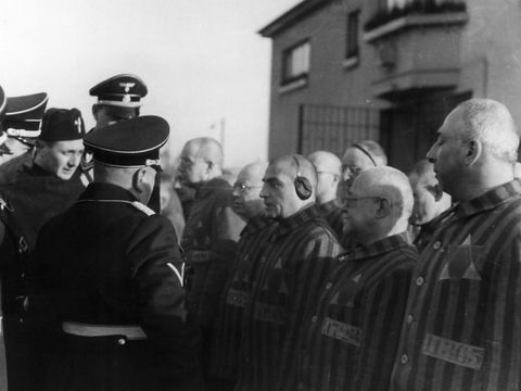 Jüdische November-Porgrom-Häftlinge im KZ Sachsenhausen, 19.12.1938