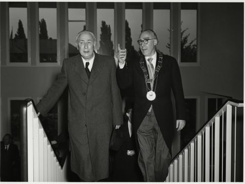 Ernst Eduard Hirsch mit Bundespräsident Theodor Heuss