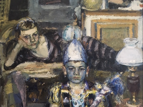 Circuskinder im Atelier, 1961