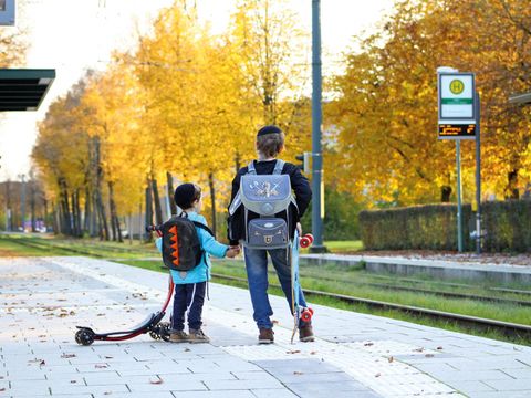 2. Platz: „Auf dem Weg zur Schule“