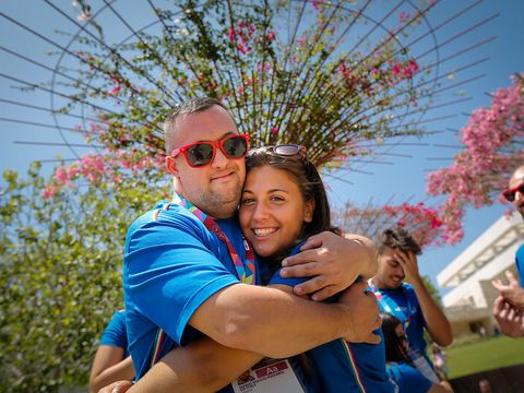 Auch im Volunteer-Programm wird der inklusive Gedanke gelebt | The inclusive idea is also embraced in the Volunteer Programme