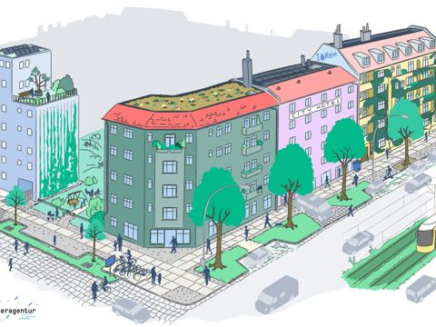 Schwammstadt Grafik
