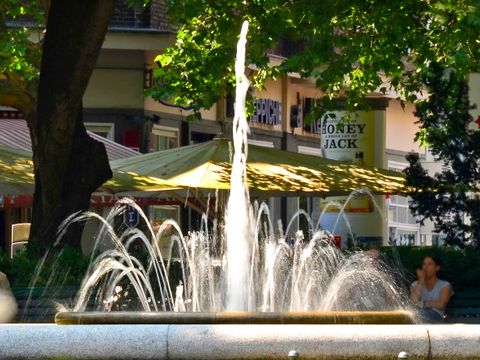 Ludwigkirchplatz Springbrunnen