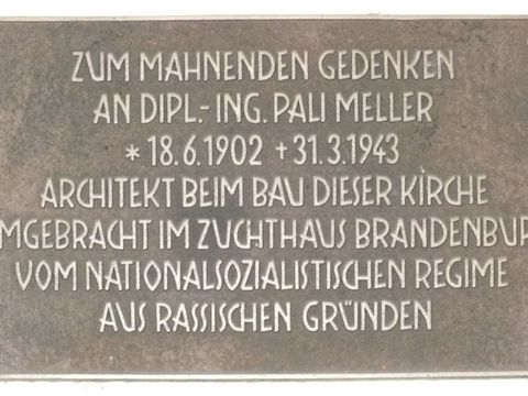 Gedenktafel für Pali Meller (Bild: Hupka)