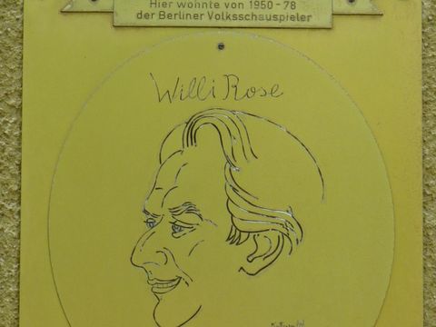 Gedenktafel für Willi Rose, 10.7.2012