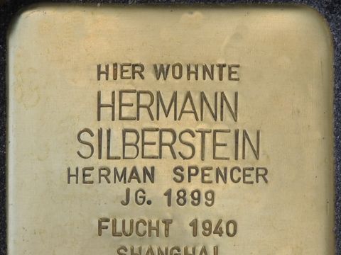 Stolperstein Hermann Silberstein (Bild: Stolpersteininitiative Charlottenburg-Wilmersdorf)