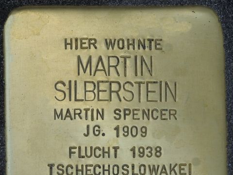 Stolperstein Martin Silberstein (Bild: Stolpersteininitiative Charlottenburg-Wilmersdorf)