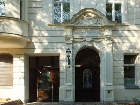 Hausansicht Joachim-Friedrich-Str. 55 (Bild: Stolpersteine-Initiative CW, Hupka)