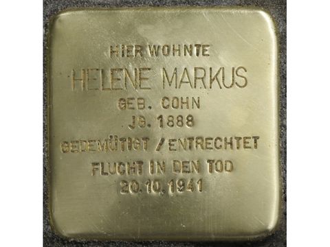 Stolperstein Helene Markus (Bild: Stolpersteine-Initiative CW, Hupka)