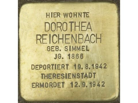 Stolperstein Dorothea Reichenbach (Bild: Stolpersteine-Initiative CW, Hupka)
