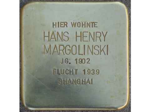 Stolperstein Hans Henry Margolinski (Bild: Stolpersteine-Initiative CW, Hupka)