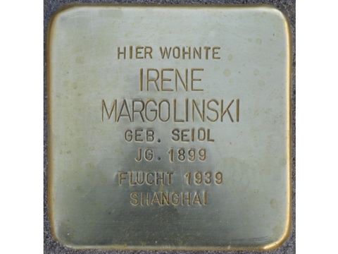 Stolperstein Irene Margolinski (Bild: Stolpersteine-Initiative CW, Hupka)
