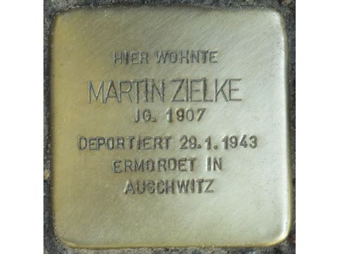 Stolperstein Martin Zielke (Bild: Stolpersteine-Initiative CW, Hupka)