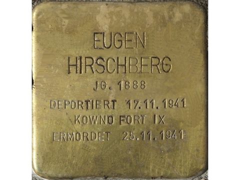 Stolperstein Eugen Hirschberg (Bild: Stolpersteine-Initiative CW, Hupka)