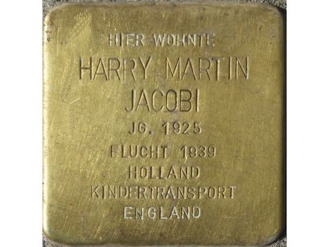 Stolperstein Harry Martin Jacobi (Bild: Stolpersteine-Initiative CW, Hupka)