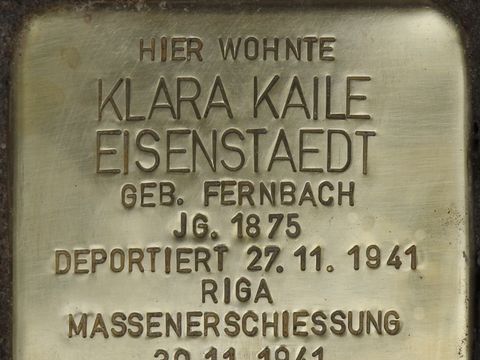 (Bild: Stolperstein-Initiative Charlottenburg-Wilmersdorf/ Hr. Hupka)