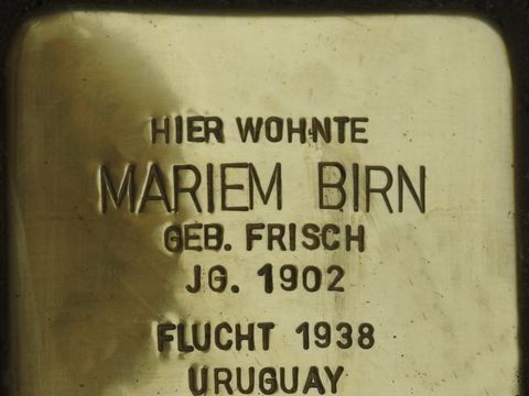 Stolperstein Mariem Birn (Bild: Stolperstein-Initiative CW, Hupka)
