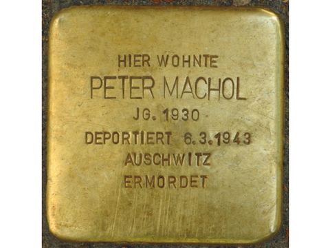 Stolperstein für Peter Machol, Mommsenstr 7