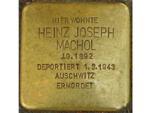 Stolperstein für Heinz Joseph Machol, Mommsenstr 7